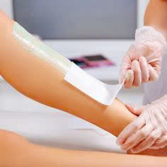 Professional waxing service at Tiki Nail Spa
